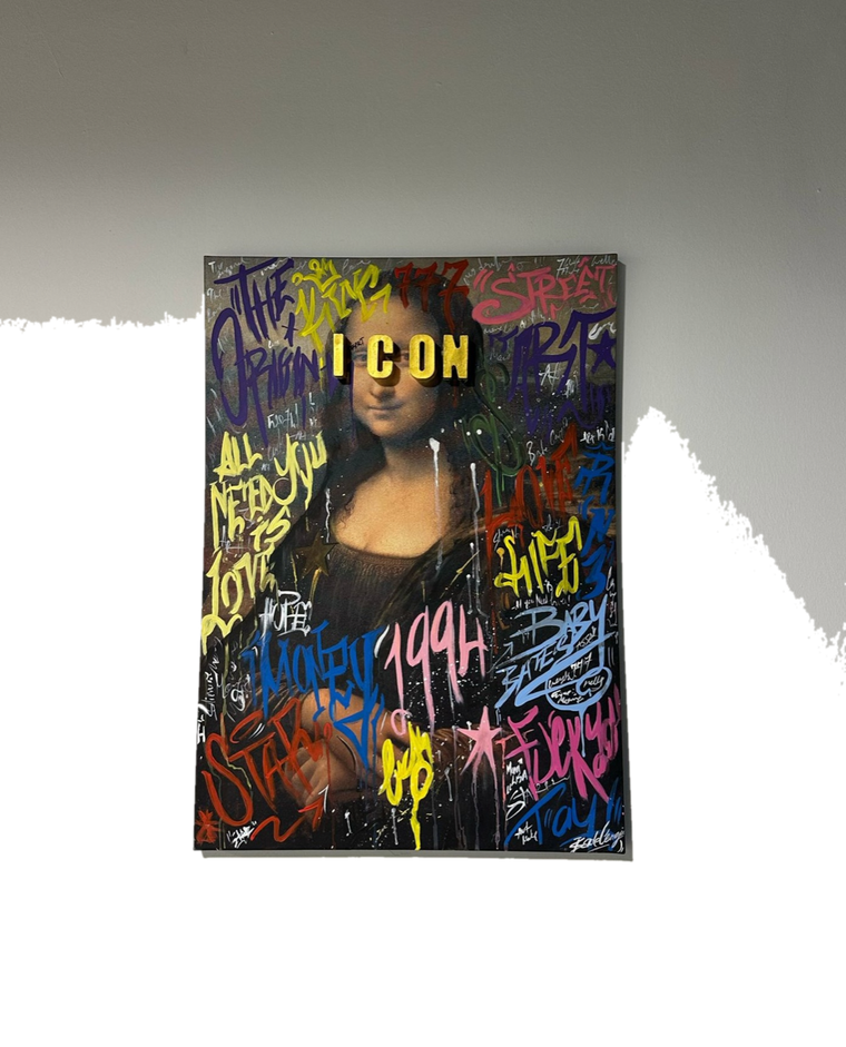 Drag&Drop transparent product image - Icon Mona Lisa Tablo
