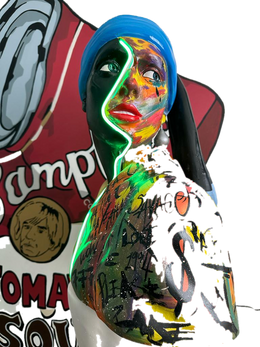 Drag&Drop transparent product image - İnci Küpeli Kız x Basquiat