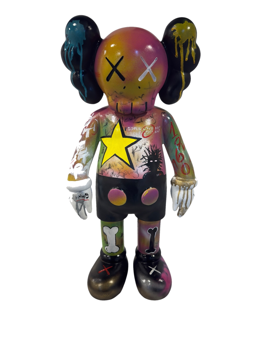 Drag&Drop transparent product image - Kaws street 3