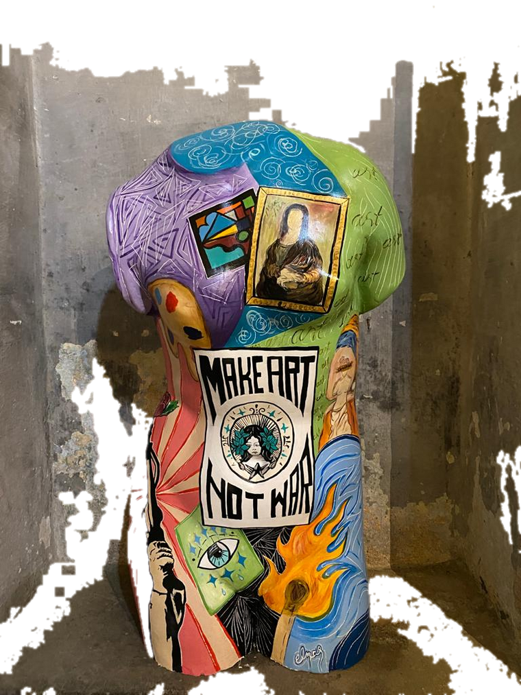 Drag&Drop transparent product image - Make Art Not War Tors