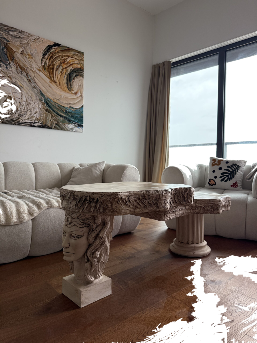 Drag&Drop transparent product image - Medusa coffee table