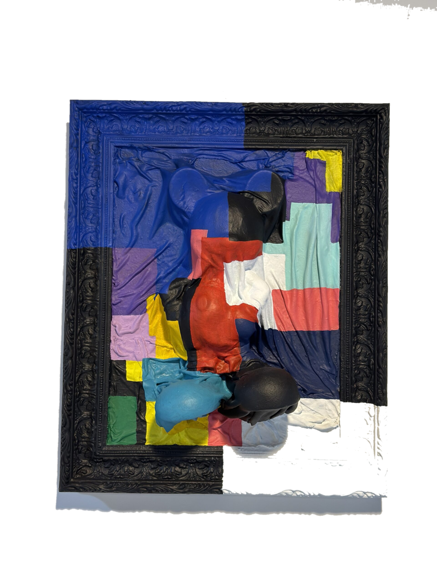 Drag&Drop transparent product image - Mickey Abstract Painting