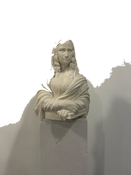Drag&Drop transparent product image - Mona Lisa Büst
