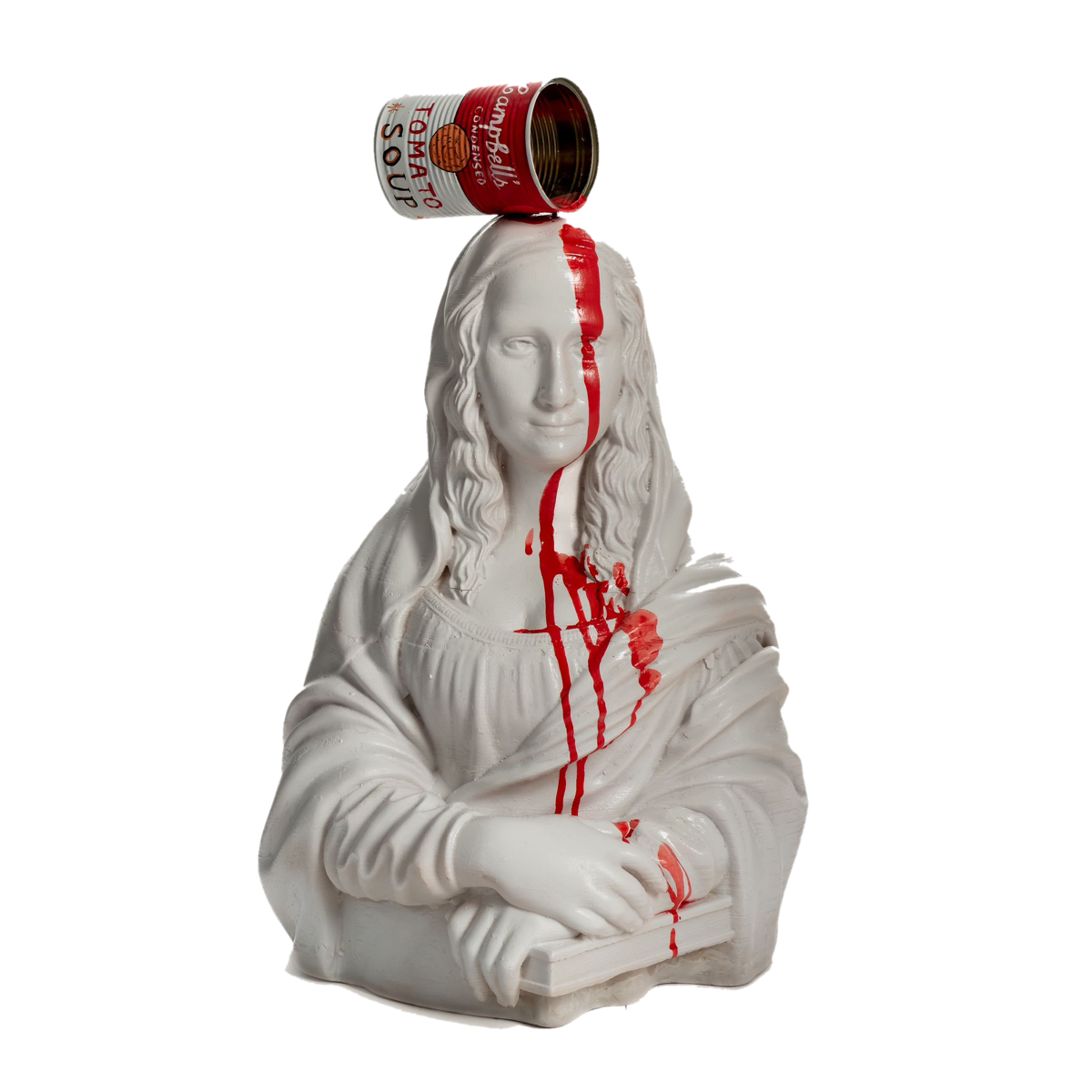 Drag&Drop transparent product image - Mona Lisa- Tomato Soup