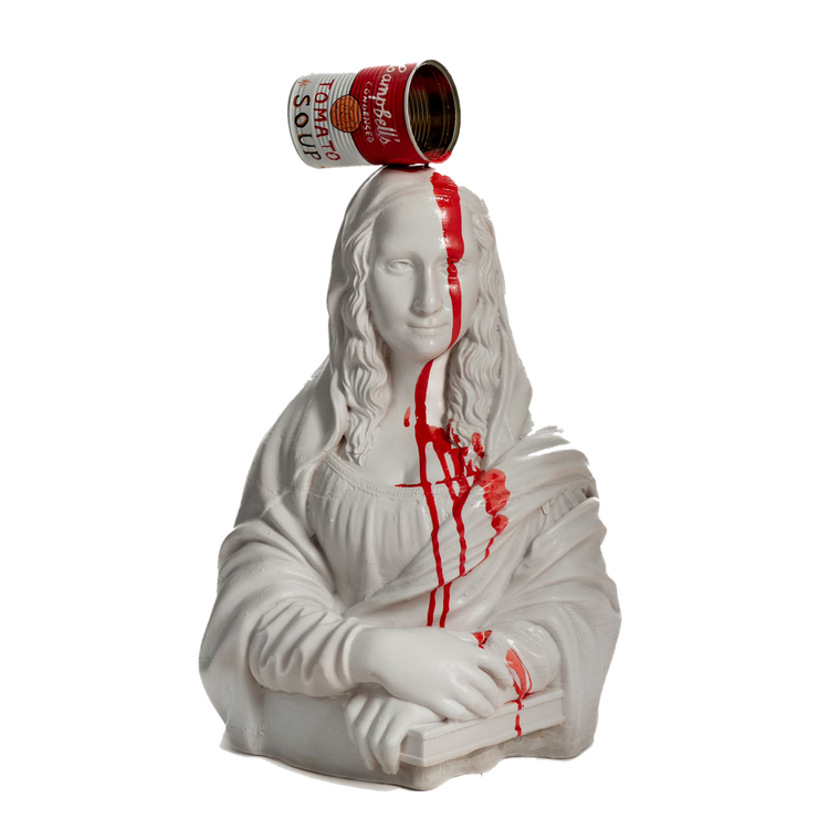 Drag&Drop transparent product image - Mona Lisa- Tomato Soup