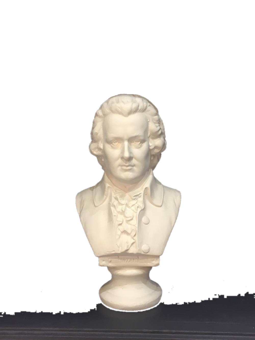 Drag&Drop transparent product image - Mozart Büst