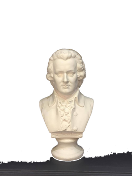 Drag&Drop transparent product image - Mozart Büst