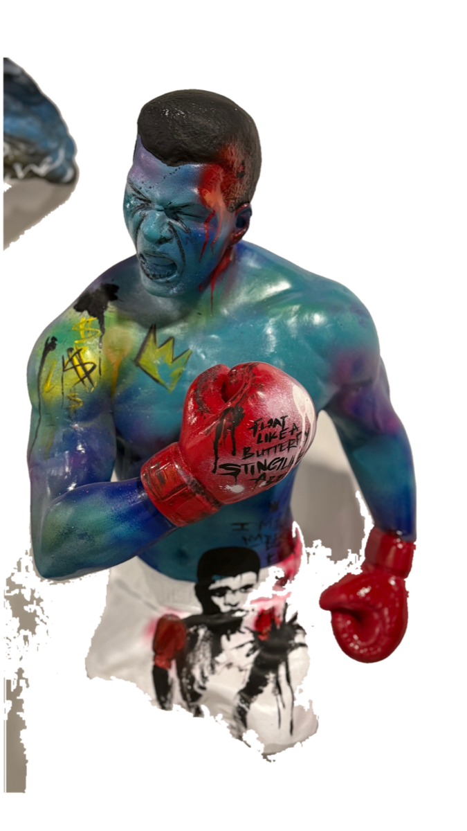 Drag&Drop transparent product image - Muhammed Ali Street Art