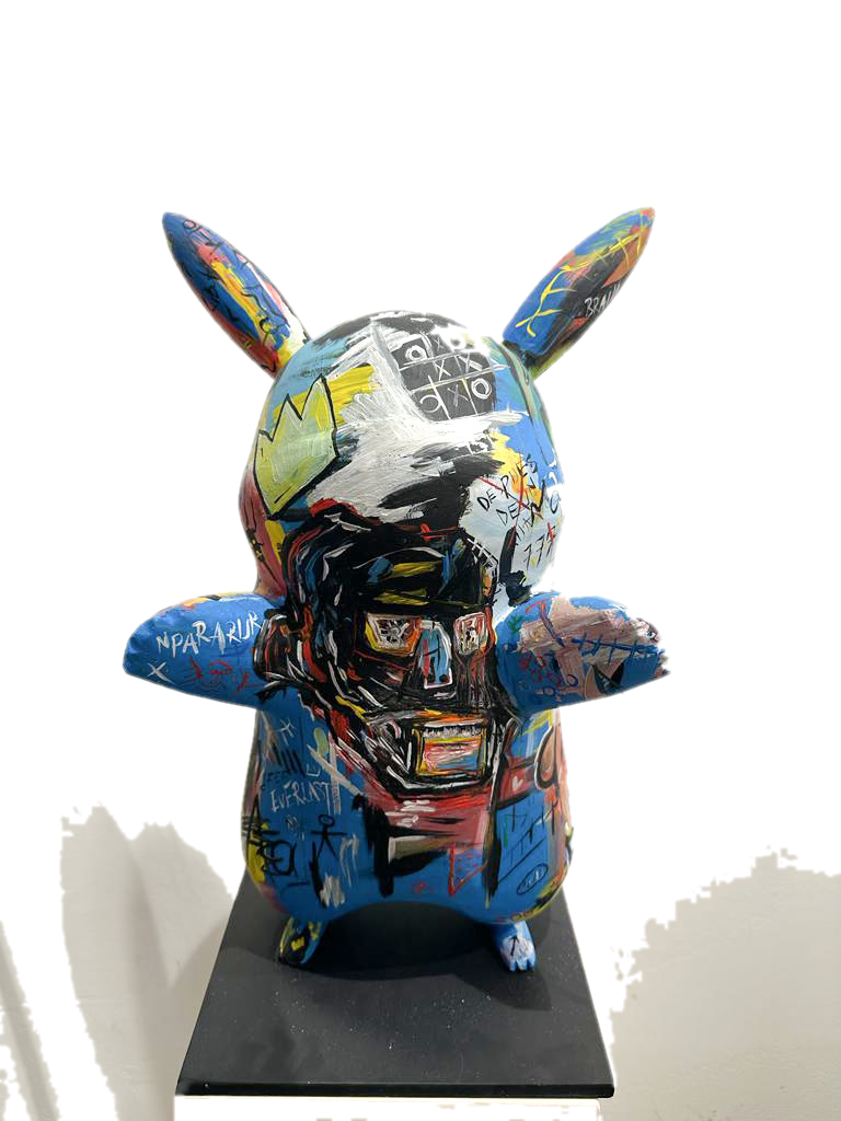 Drag&Drop transparent product image - Pikachu Basquiat