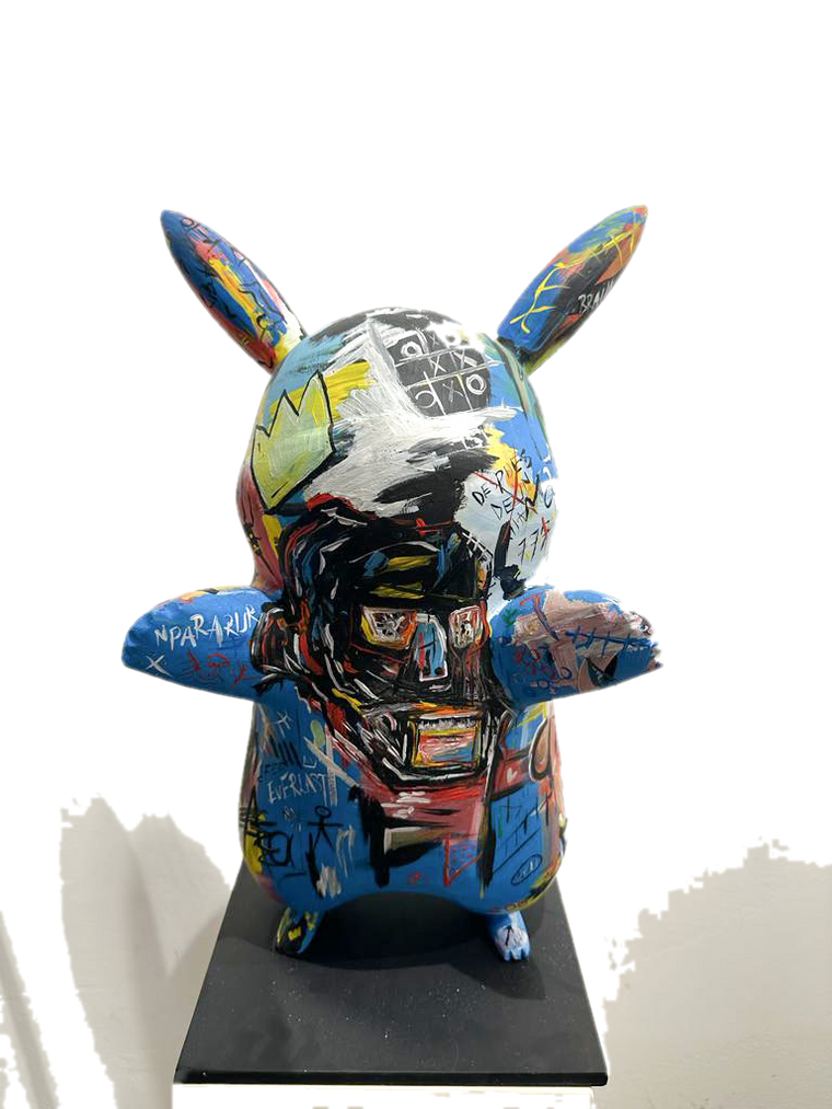 Drag&Drop transparent product image - Pikachu Basquiat