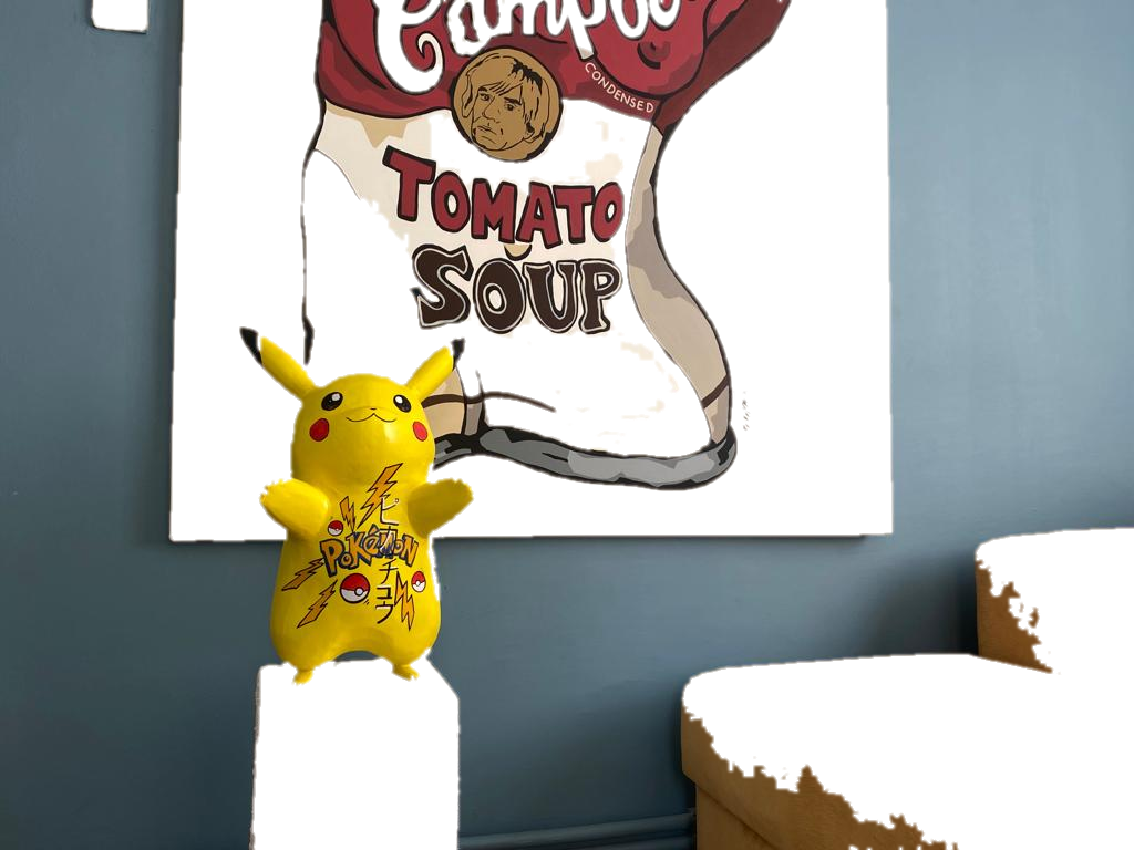 Drag&Drop transparent product image - Pikachu