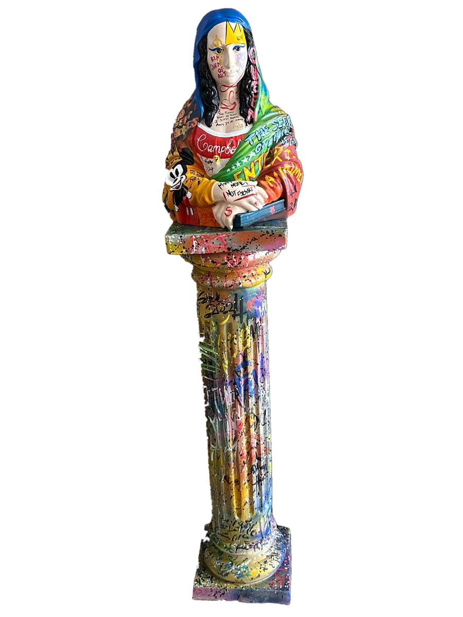 Drag&Drop transparent product image - Pop Art Mona Lisa x Street Art Column