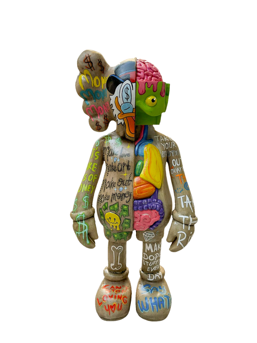 Drag&Drop transparent product image - Pop Art Organ Kaws - 2