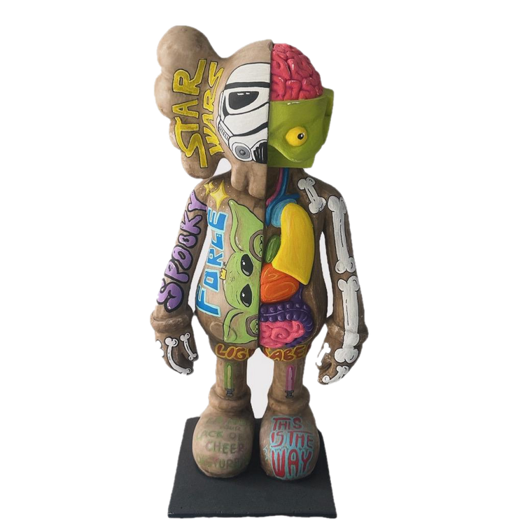 Drag&Drop transparent product image - Pop Art Organ Kaws – 4