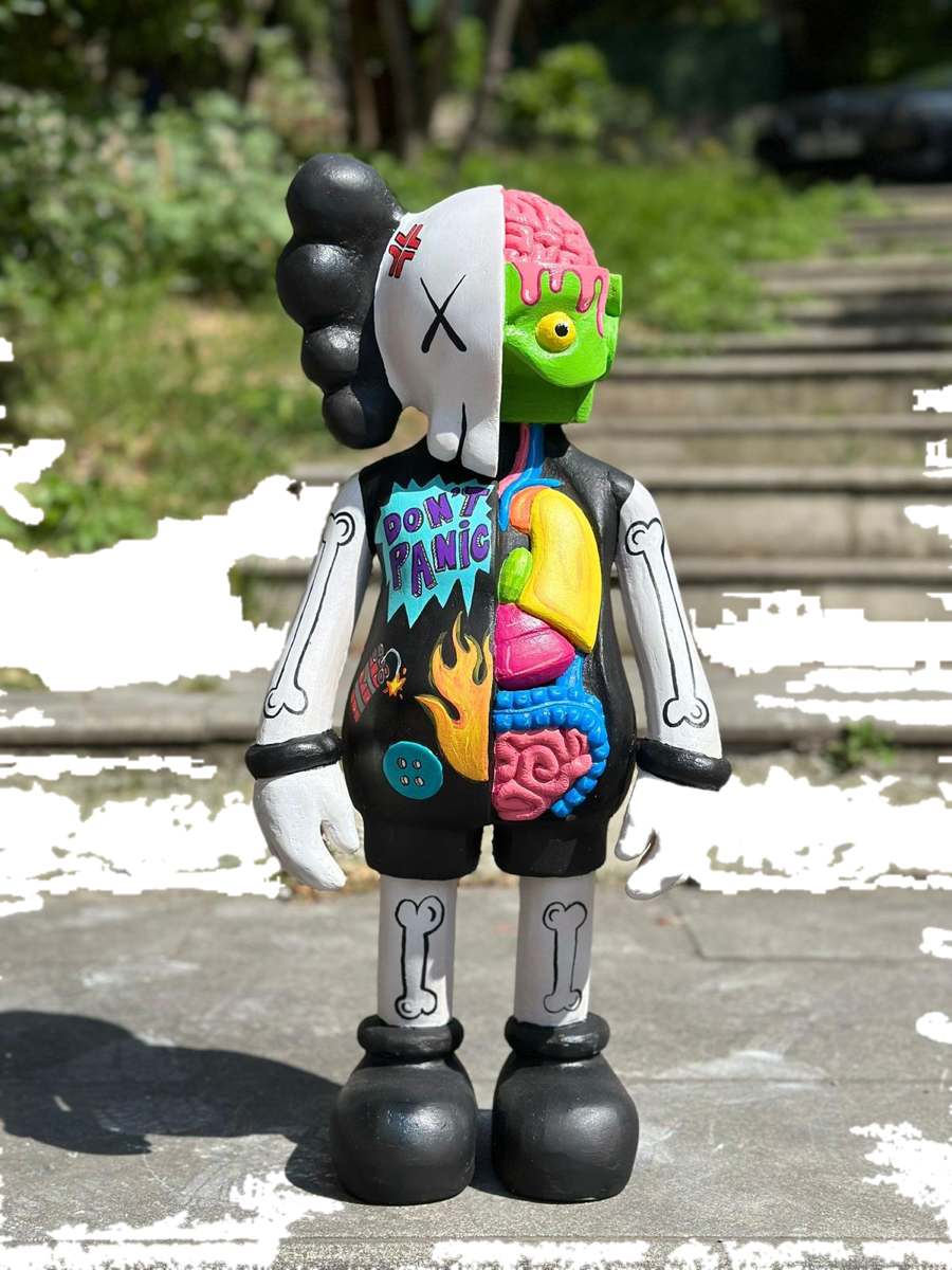 Drag&Drop transparent product image - Pop Art Organ Kaws