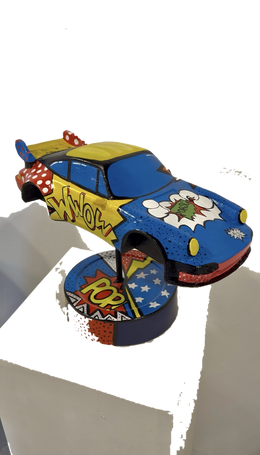 Drag&Drop transparent product image - Pop art Porsche