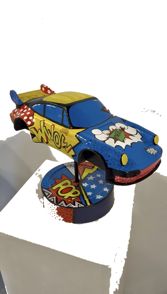 Drag&Drop transparent product image - Pop art Porsche