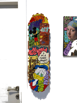 Drag&Drop transparent product image - Pop Art Skateboard Tablo