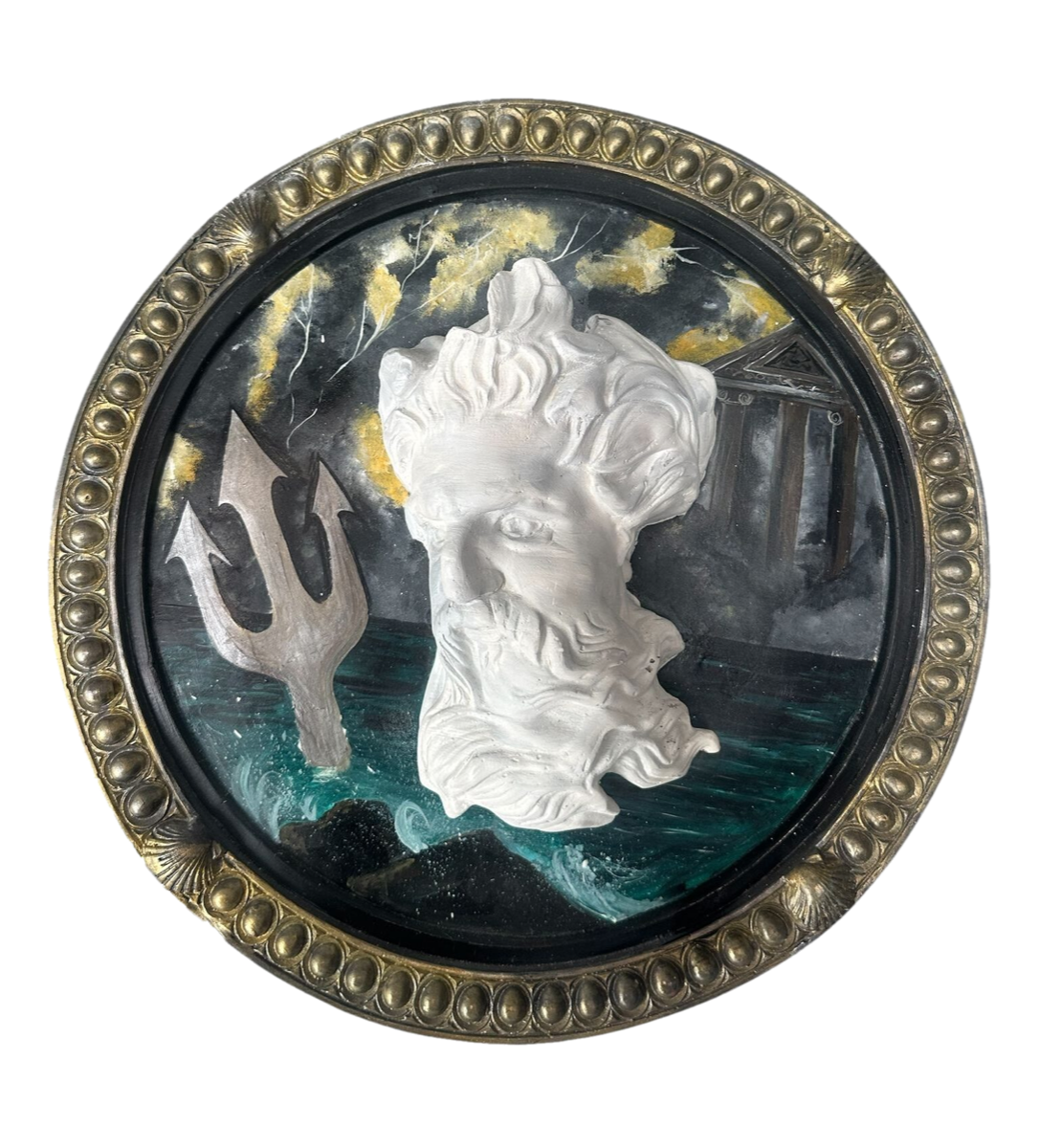 Drag&Drop transparent product image - Poseidon Rölyef Tablo