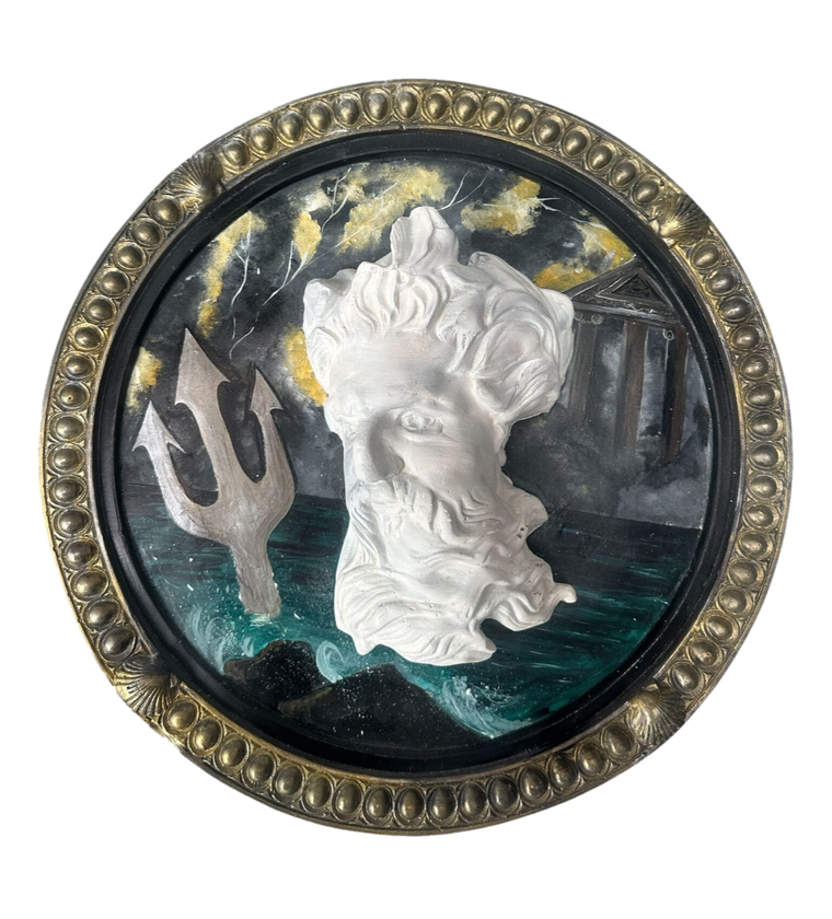 Drag&Drop transparent product image - Poseidon Rölyef Tablo