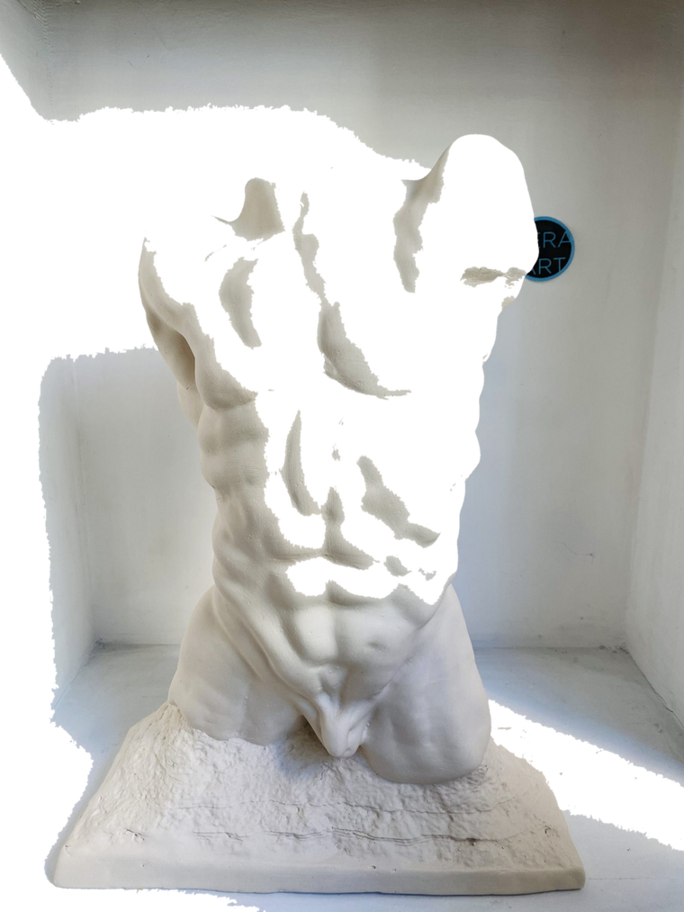 Drag&Drop transparent product image - Rodin Torso