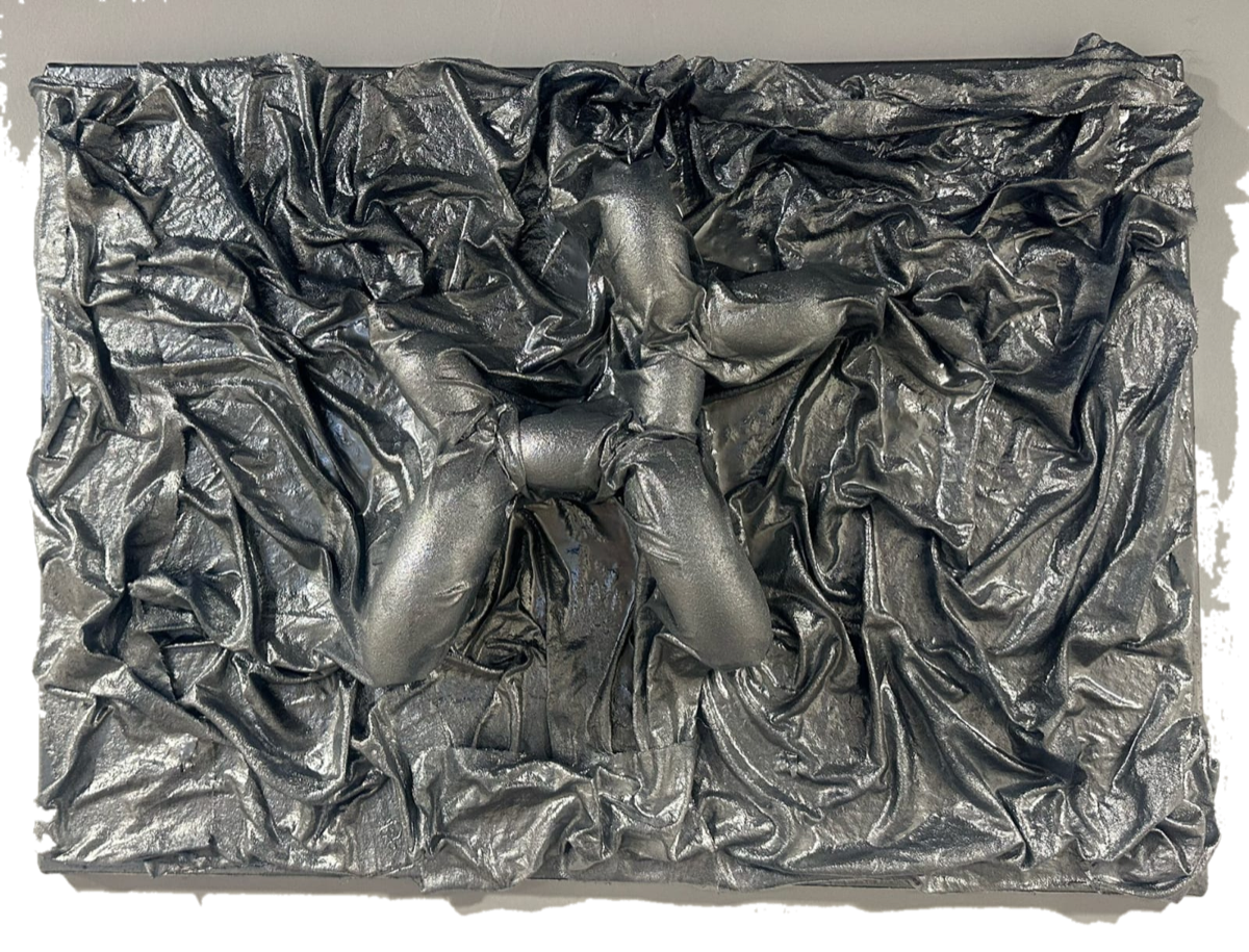 Drag&Drop transparent product image - Silver Balloon Dog Tablo