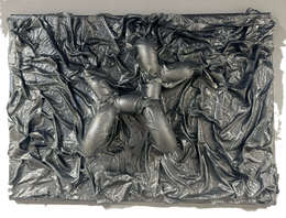 Drag&Drop transparent product image - Silver Balloon Dog Tablo