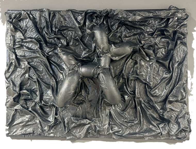 Drag&Drop transparent product image - Silver Balloon Dog Tablo