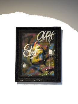 Drag&Drop transparent product image - Spray Art Painting