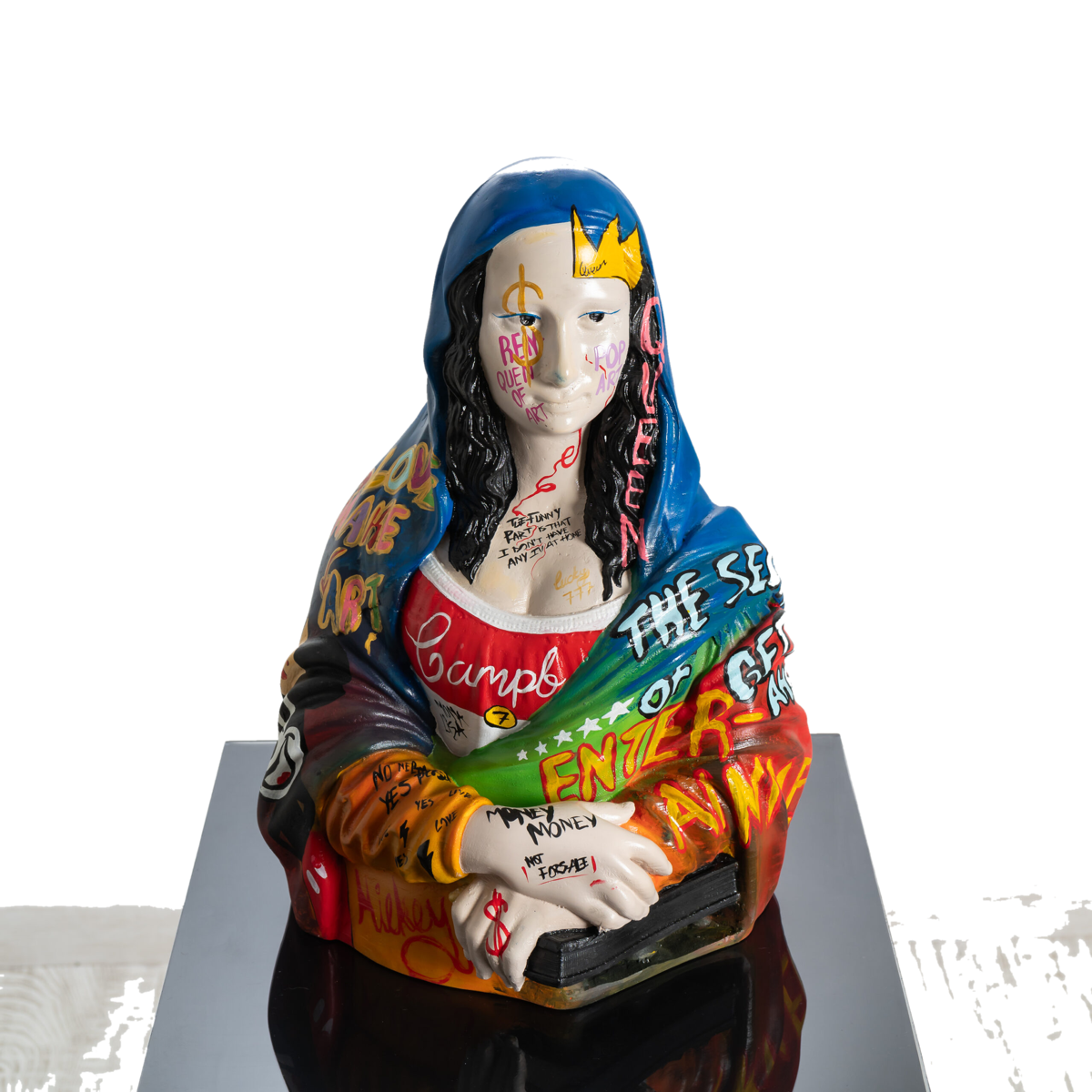 Drag&Drop transparent product image - Art Street- Mona Lisa