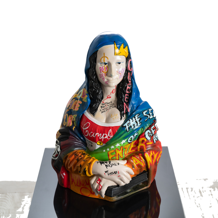 Drag&Drop transparent product image - Art Street- Mona Lisa