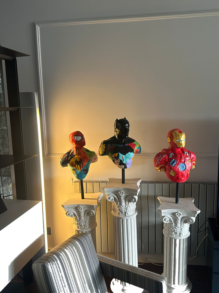 Drag&Drop transparent product image - Super Hero Pop Art Sütun Set