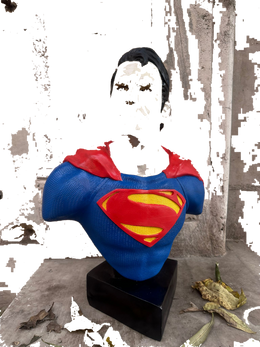 Drag&Drop transparent product image - Superman Bust