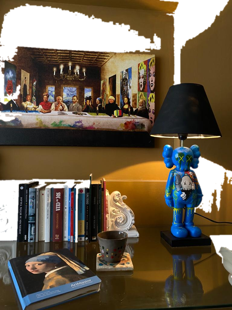 Drag&Drop transparent product image - Susam Sokağı Kaws Masa Lambası