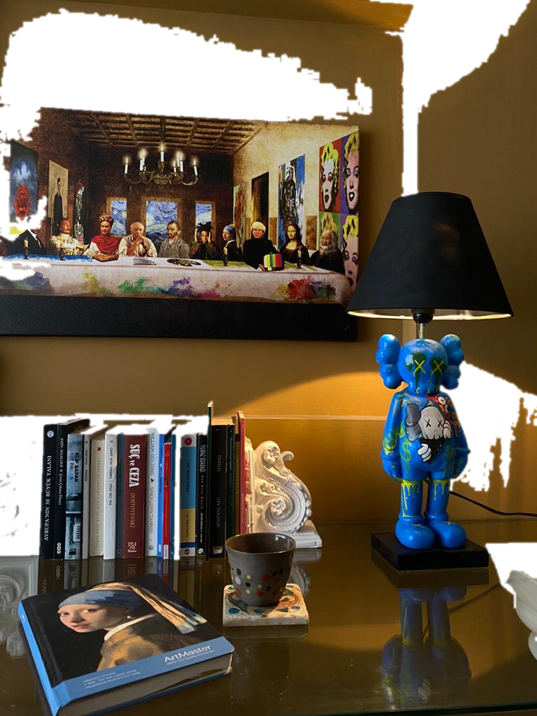 Drag&Drop transparent product image - Susam Sokağı Kaws Masa Lambası