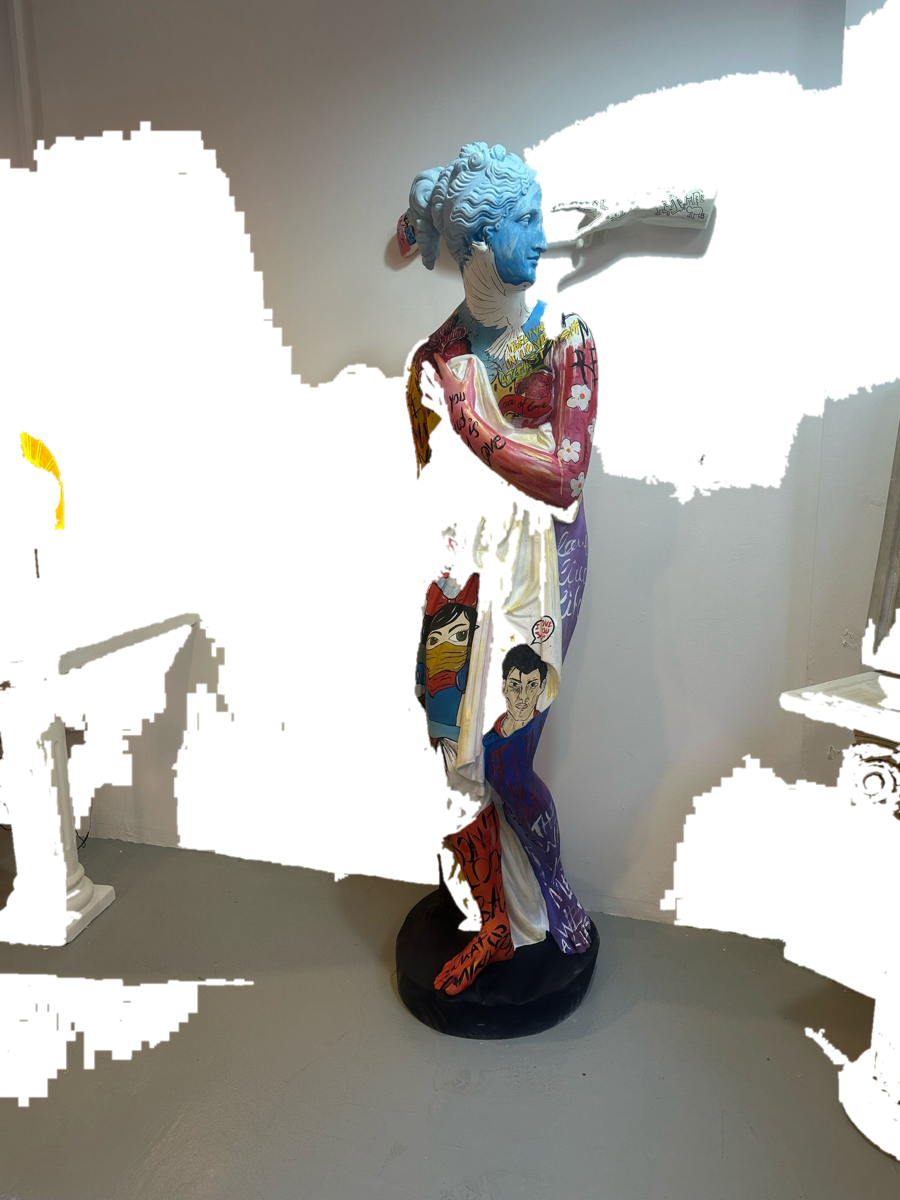 Drag&Drop transparent product image - Venüs Heykeli Pop Art