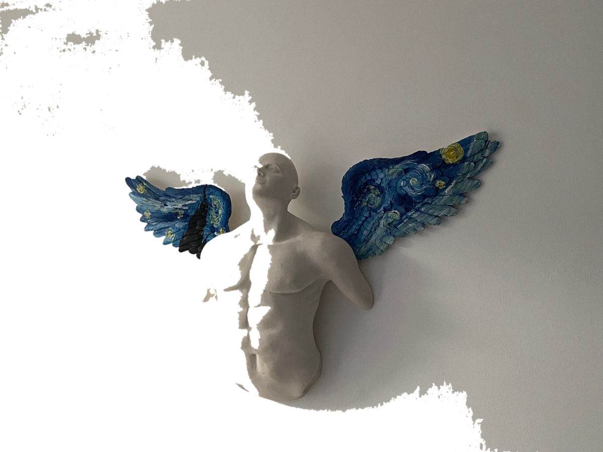 Drag&Drop transparent product image - Wall Sculpture-Starry Night