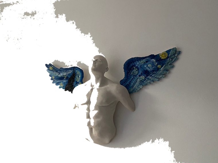 Drag&Drop transparent product image - Wall Sculpture-Starry Night
