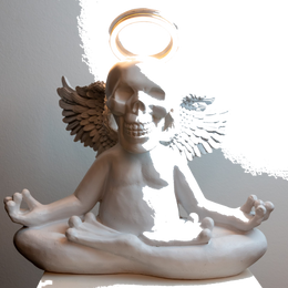 Drag&Drop transparent product image - Yoga Skull