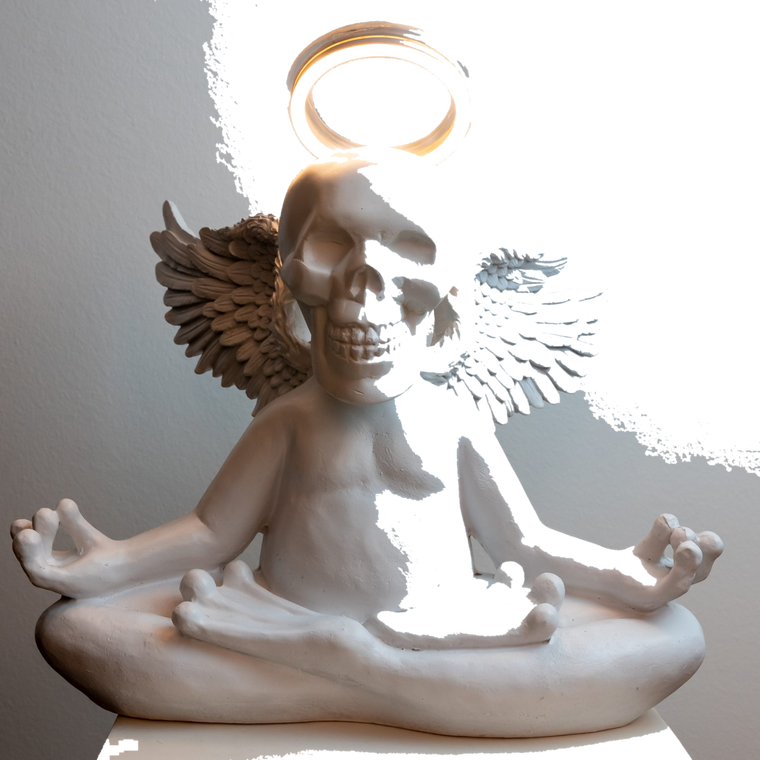Drag&Drop transparent product image - Yoga Skull
