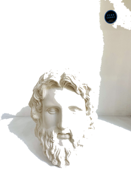 Drag&Drop transparent product image - Zeus Büst