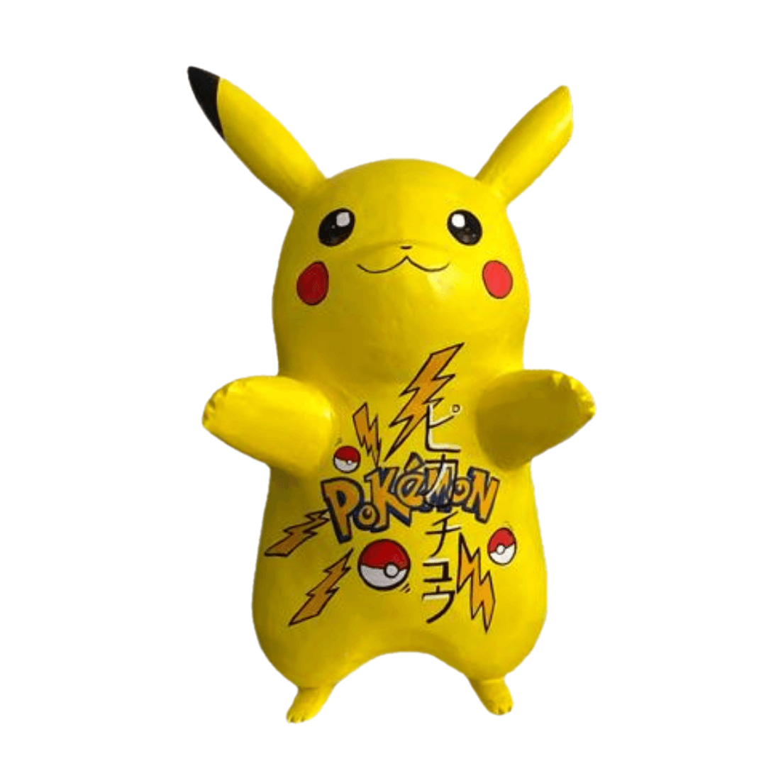 Pikachu – tasarım heykel şeffaf ana ürün görseli | Drag&Drop