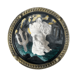 Drag&Drop transparent product image - Poseidon Rölyef Tablo Heykel