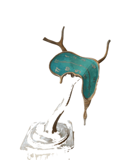 Drag&Drop transparent product image - Salvador Dali - Melting Hours