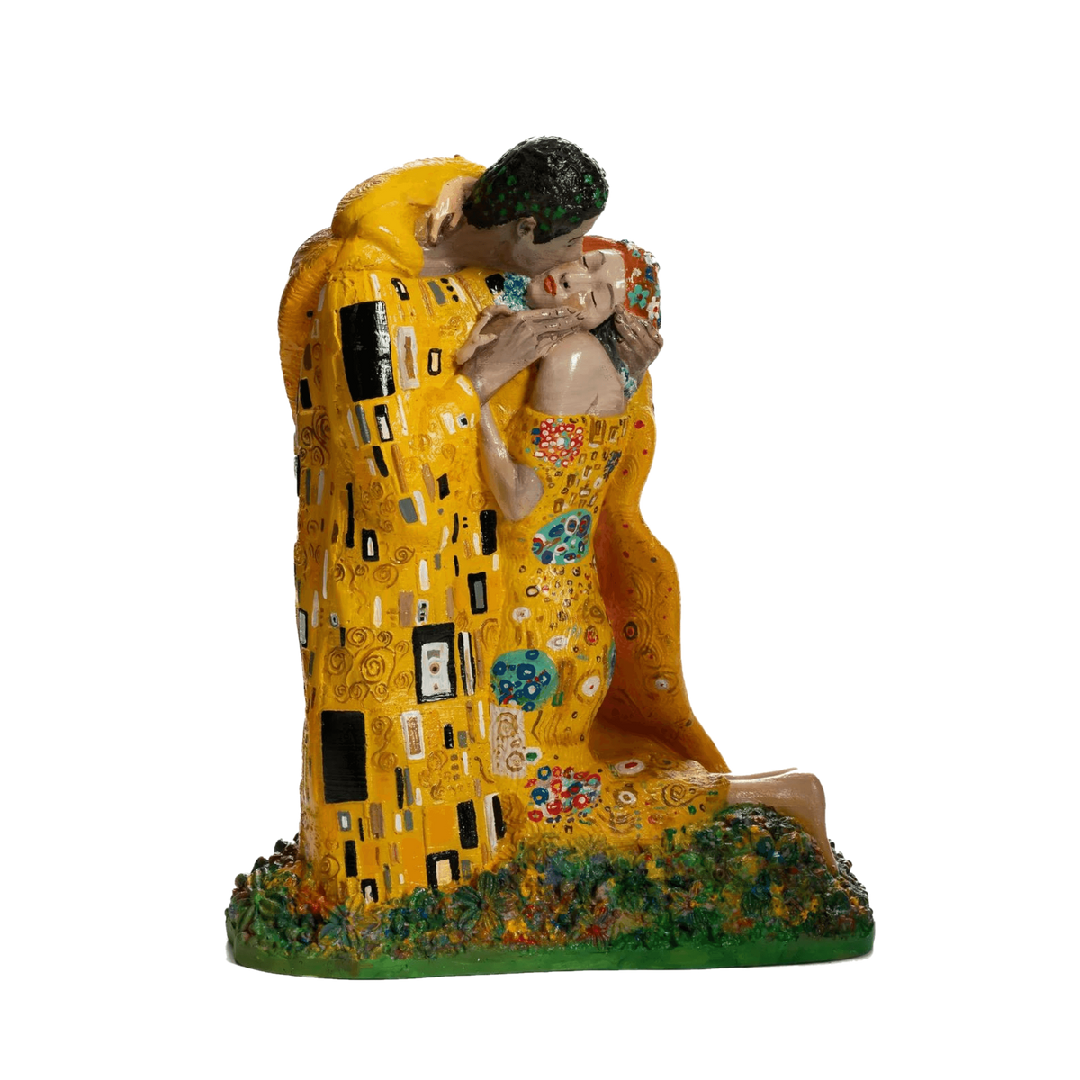 The Kiss Heykeli- Gustav Klimt – tasarım heykel şeffaf ana ürün görseli | Drag&Drop