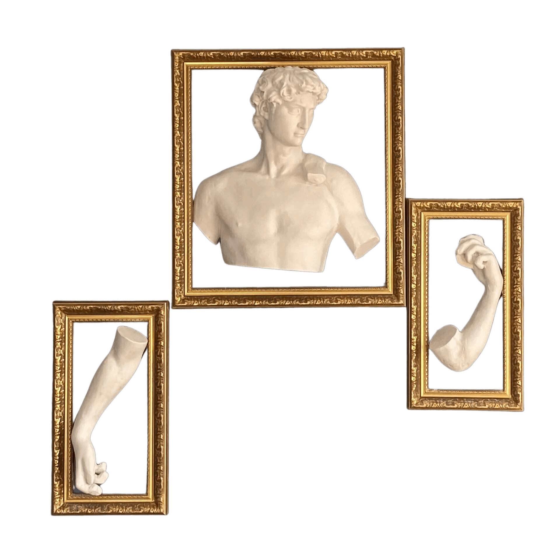 Drag&Drop transparent product image - Three Piece Wall David Heykel