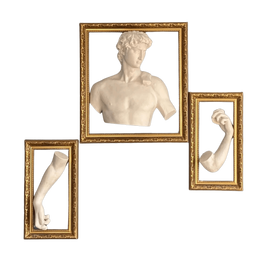 Drag&Drop transparent product image - Three Piece Wall David Heykel