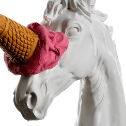 Unicorn Horse Ice Cream Pink - vinterro
