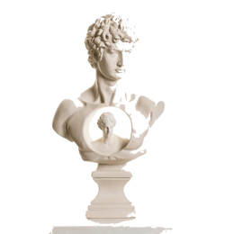Drag&Drop transparent product image - Design David & Afrodit Bust