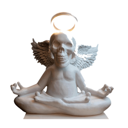 Drag&Drop transparent product image - Yoga Skull